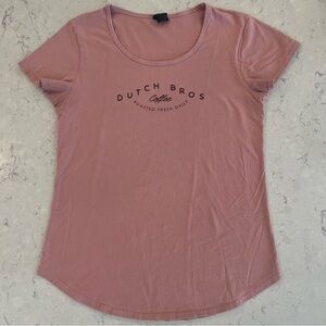 Vintage Dutch Bros Tee - Dusty Pink - Women’s M